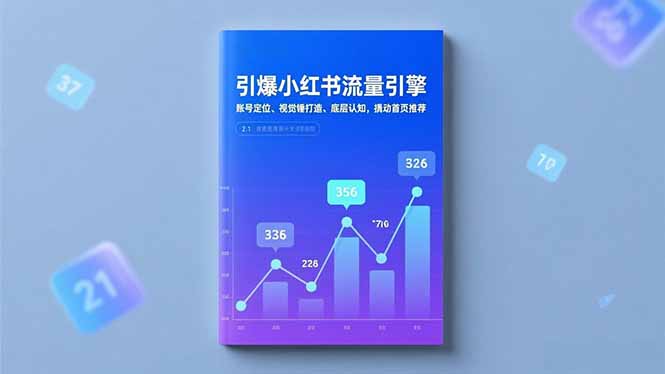 引爆小红书流量引擎，账号定位、视觉锤打造、底层认知，撬动首页推荐-kaixinyz