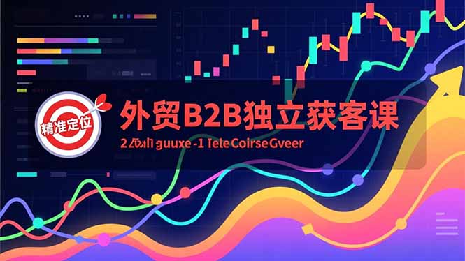外贸B2B独立获客课，Facebook主页搭建、消息互动广告、精准定位，打造高询盘系统-kaixinyz