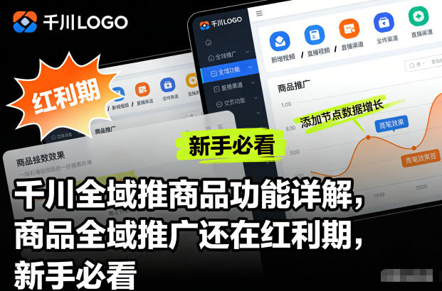 千川全域推商品功能详解，商品全域推广还在红利期，新手必看-kaixinyz