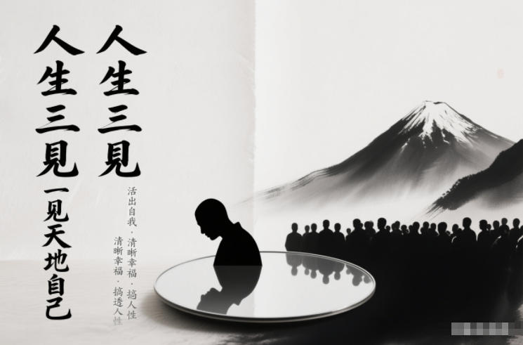 人生三见一见天地见众生见自己，活出自我拥有清晰幸福人生，搞透人性-kaixinyz