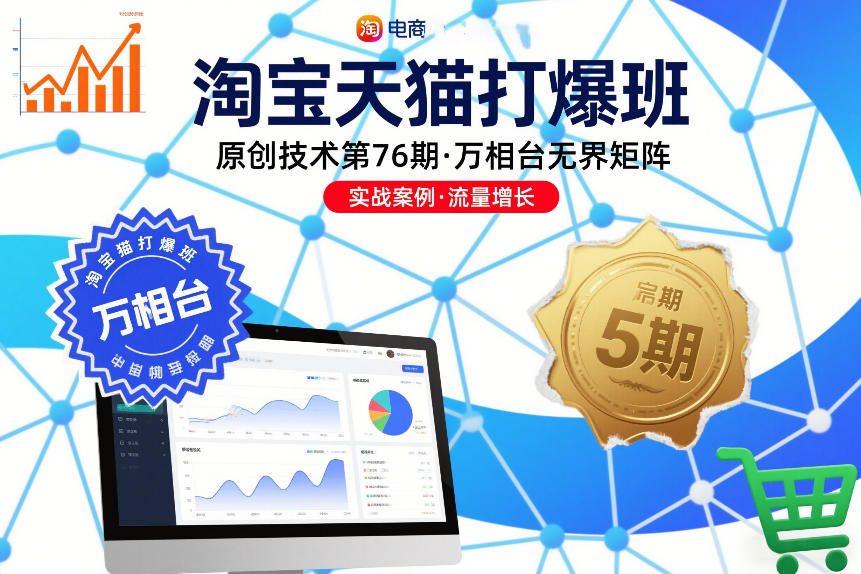 淘宝天猫打爆班原创技术第76期，万相台无界矩阵-kaixinyz