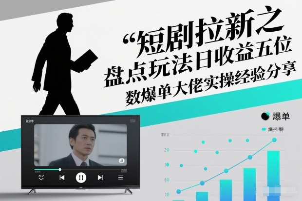 短剧拉新之盘点玩法日收益五位数爆单大佬实操经验分享-kaixinyz