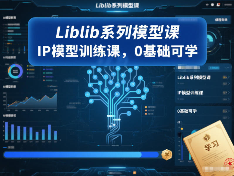 Liblib系列模型课，IP模型训练课，0基础可学-kaixinyz