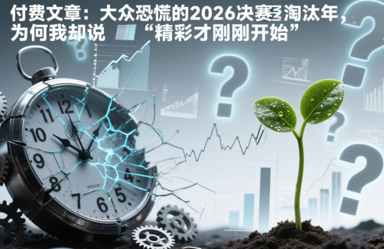 付费文章：大众恐慌的2026决赛淘汰年，为何我却说“精彩才刚刚开始”？-kaixinyz