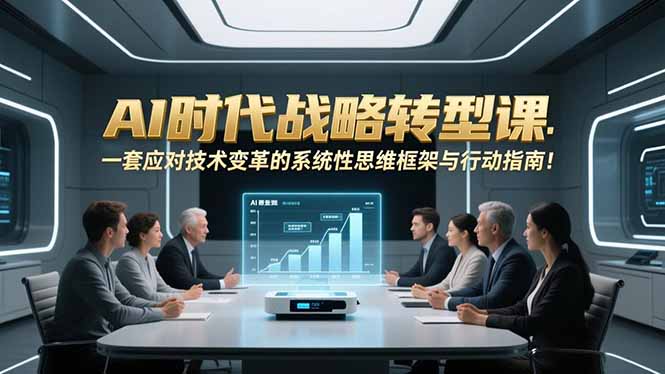 AI时代战略转型课：一套应对技术变革的系统性思维框架与行动指南！-kaixinyz