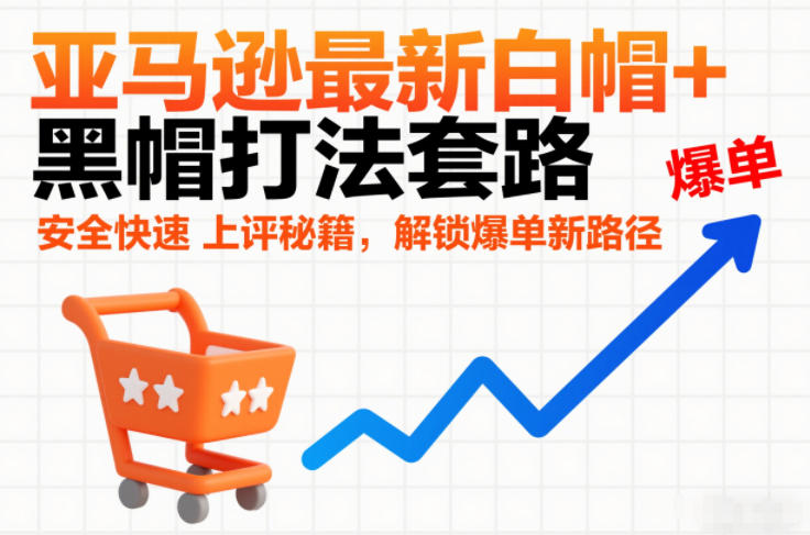 亚马逊最新白帽+黑帽打法套路，安全快速上评秘籍，解锁爆单新路径-kaixinyz