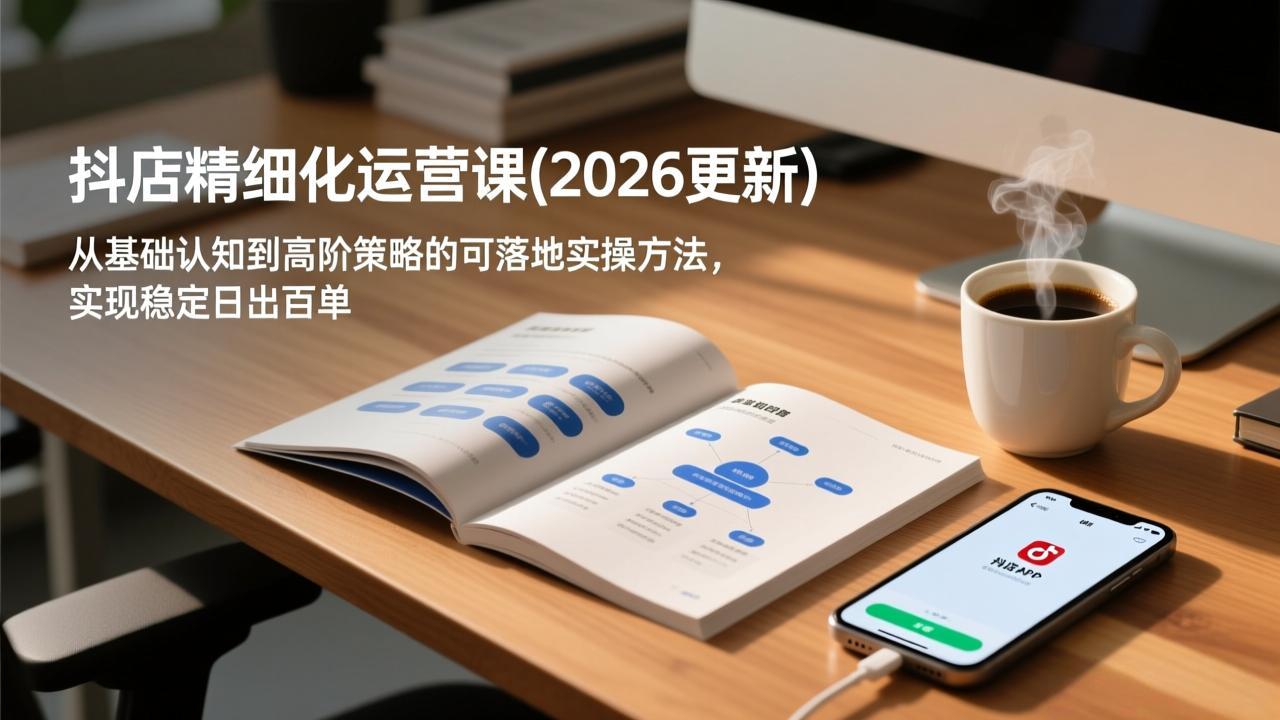 抖店精细化运营课(2026更新-kaixinyz