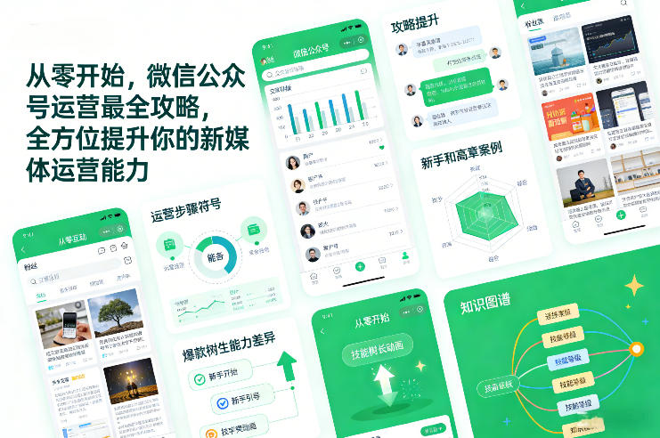 从零开始，微信公众号运营最全攻略，全方位提升你的新媒体运营能力-kaixinyz